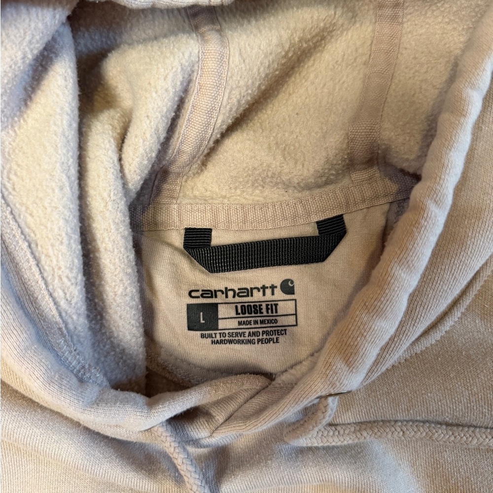 Carhartt Men’s Turtleneck Sweater in Dusty Mauve - Picture 3 of 5